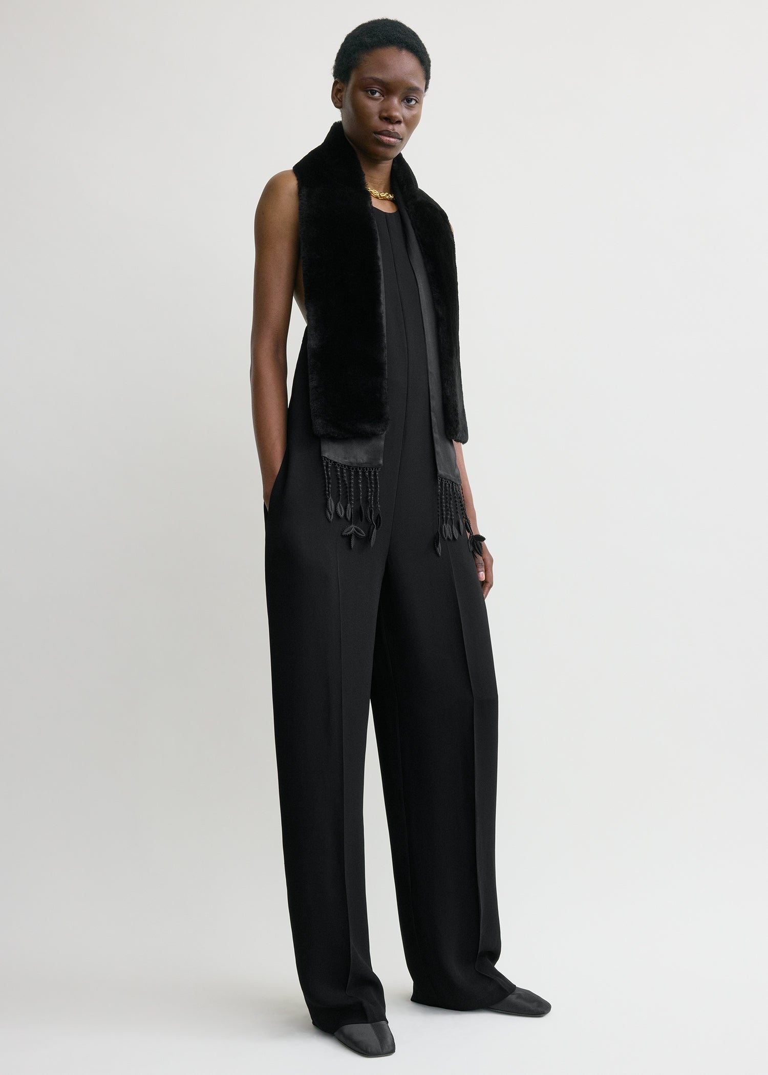 Evening jumpsuit black – TOTEME