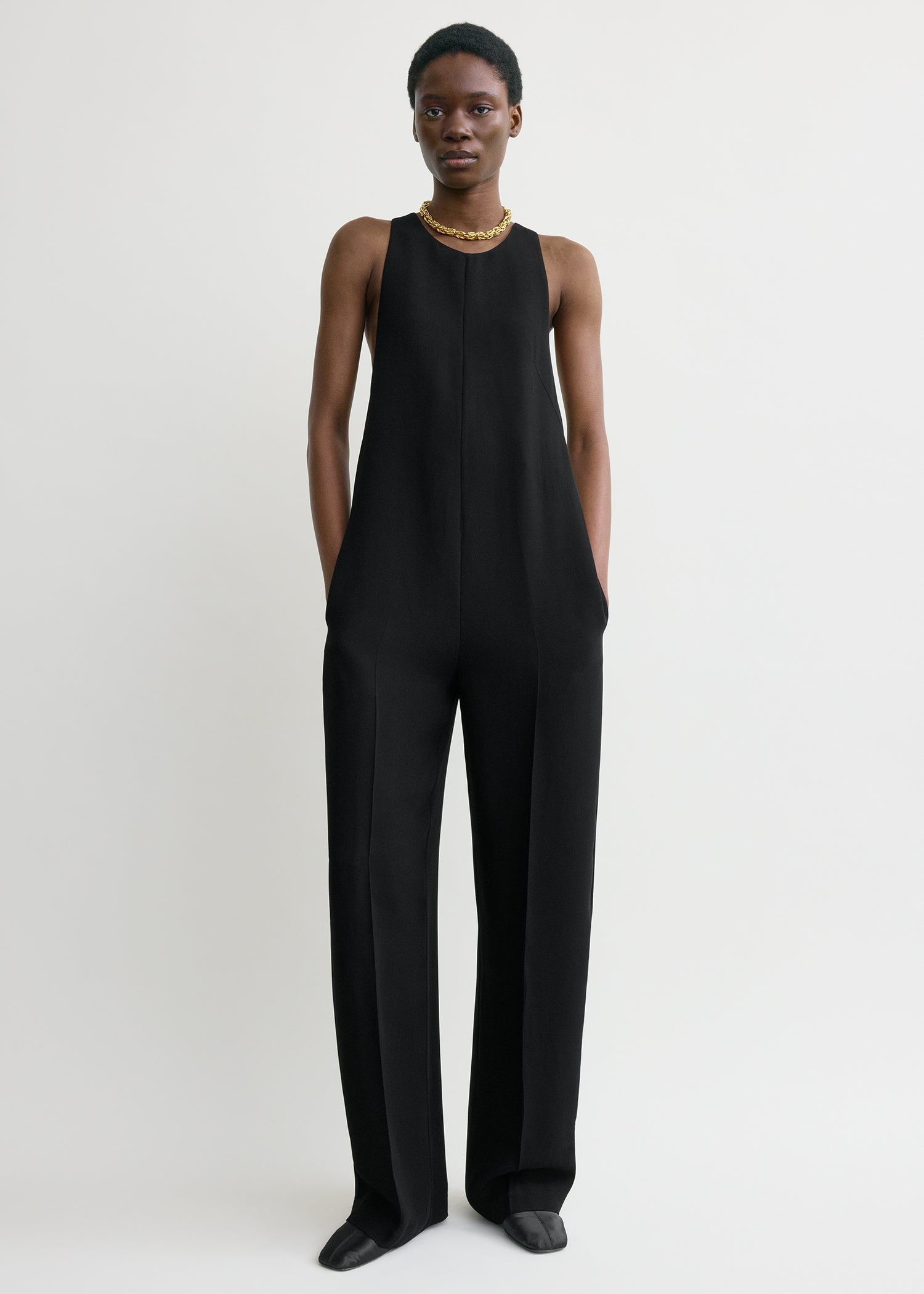 Evening jumpsuit black – TOTEME