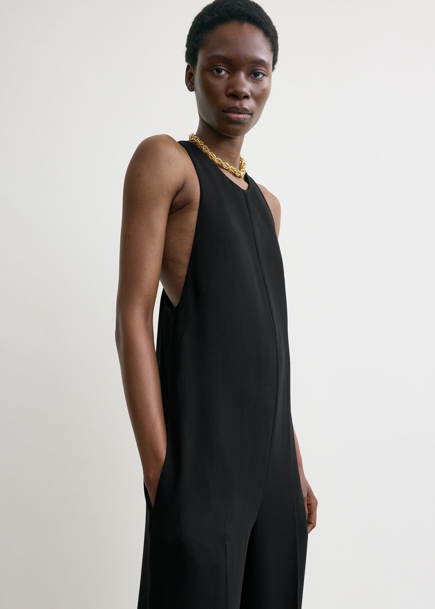 Evening jumpsuit black