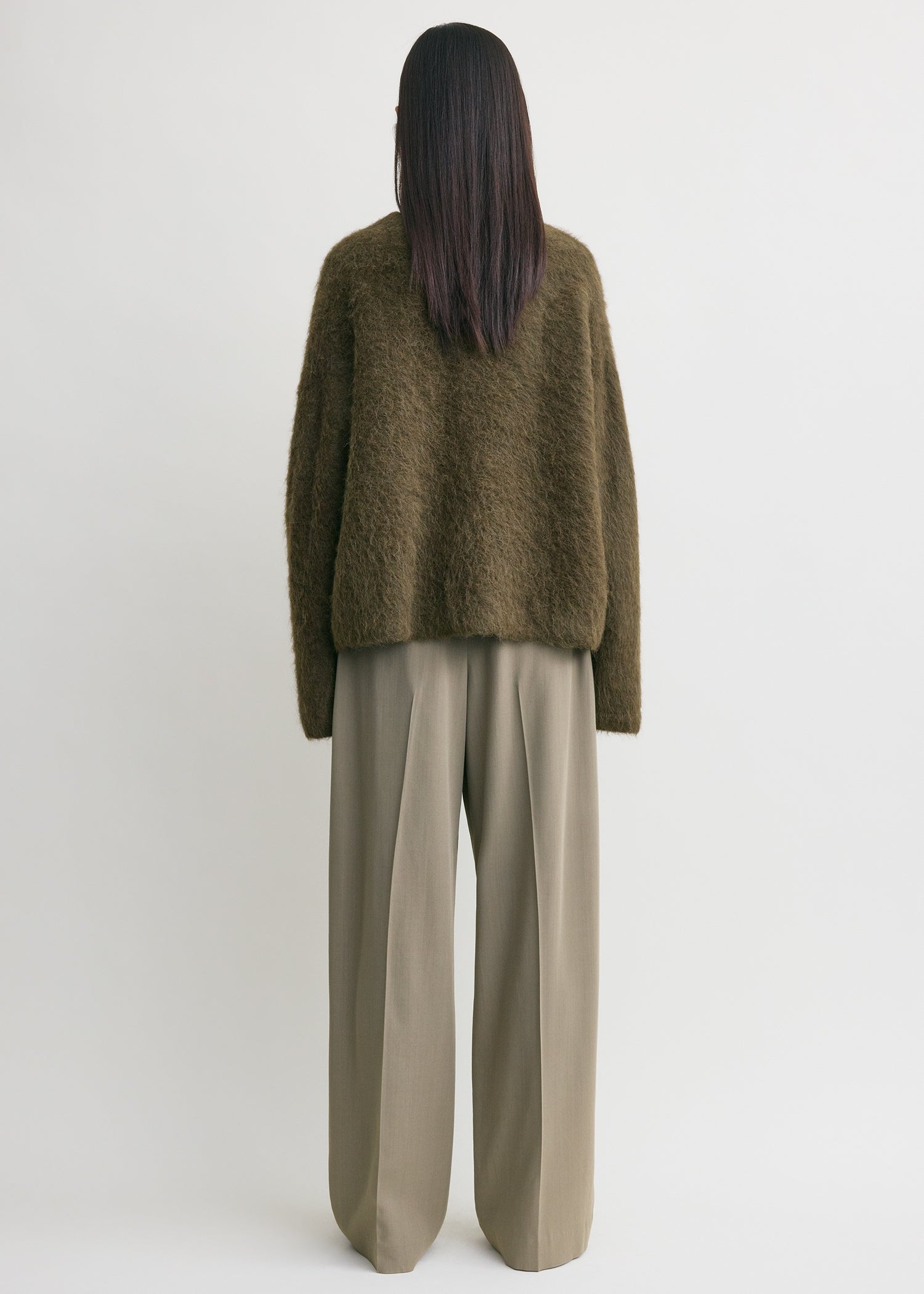 Boxy alpaca knit pepper – TOTEME