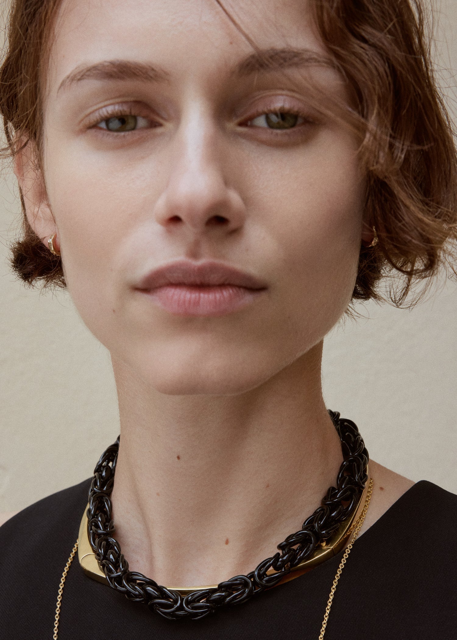 Byzantine collar black/gold – TOTEME