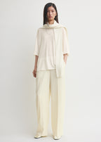 Sleeve scarf white