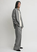 Classic fluid shirt mid grey