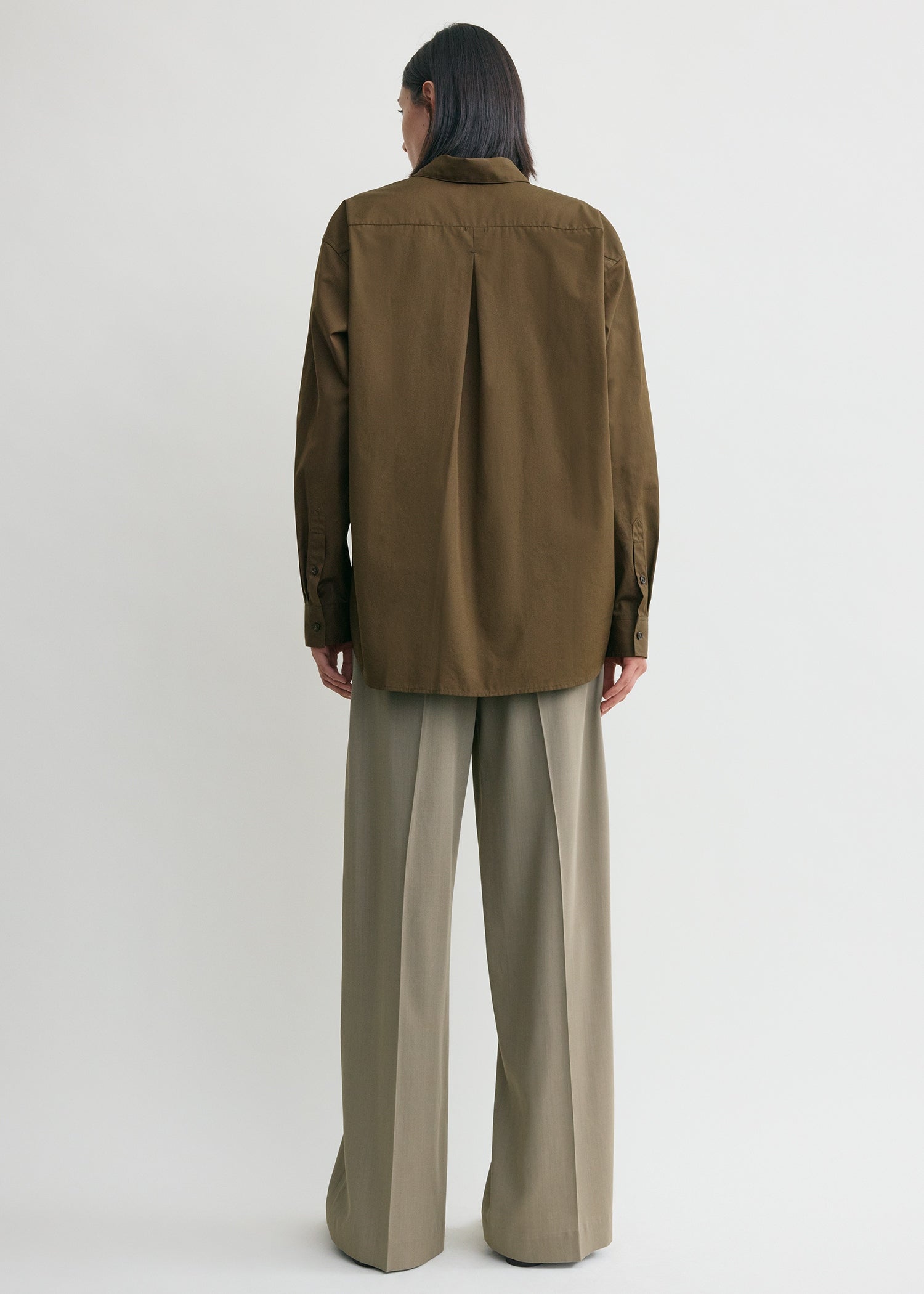 Classic poplin shirt pepper