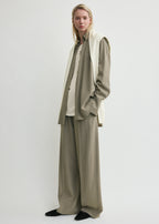 Classic tuxedo shirt taupe