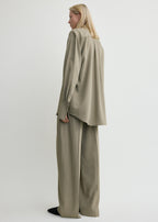 Classic tuxedo shirt taupe