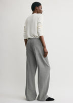 Fluid winter trousers mid grey