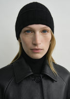 Cashmere beanie black