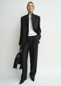 Tailored blazer charcoal