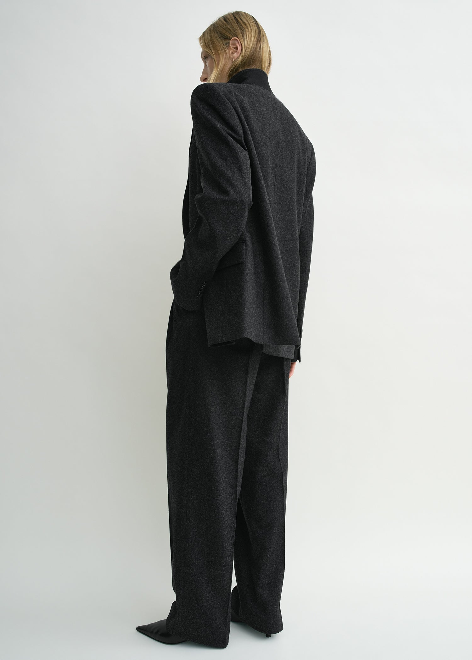 Tailored blazer charcoal petite