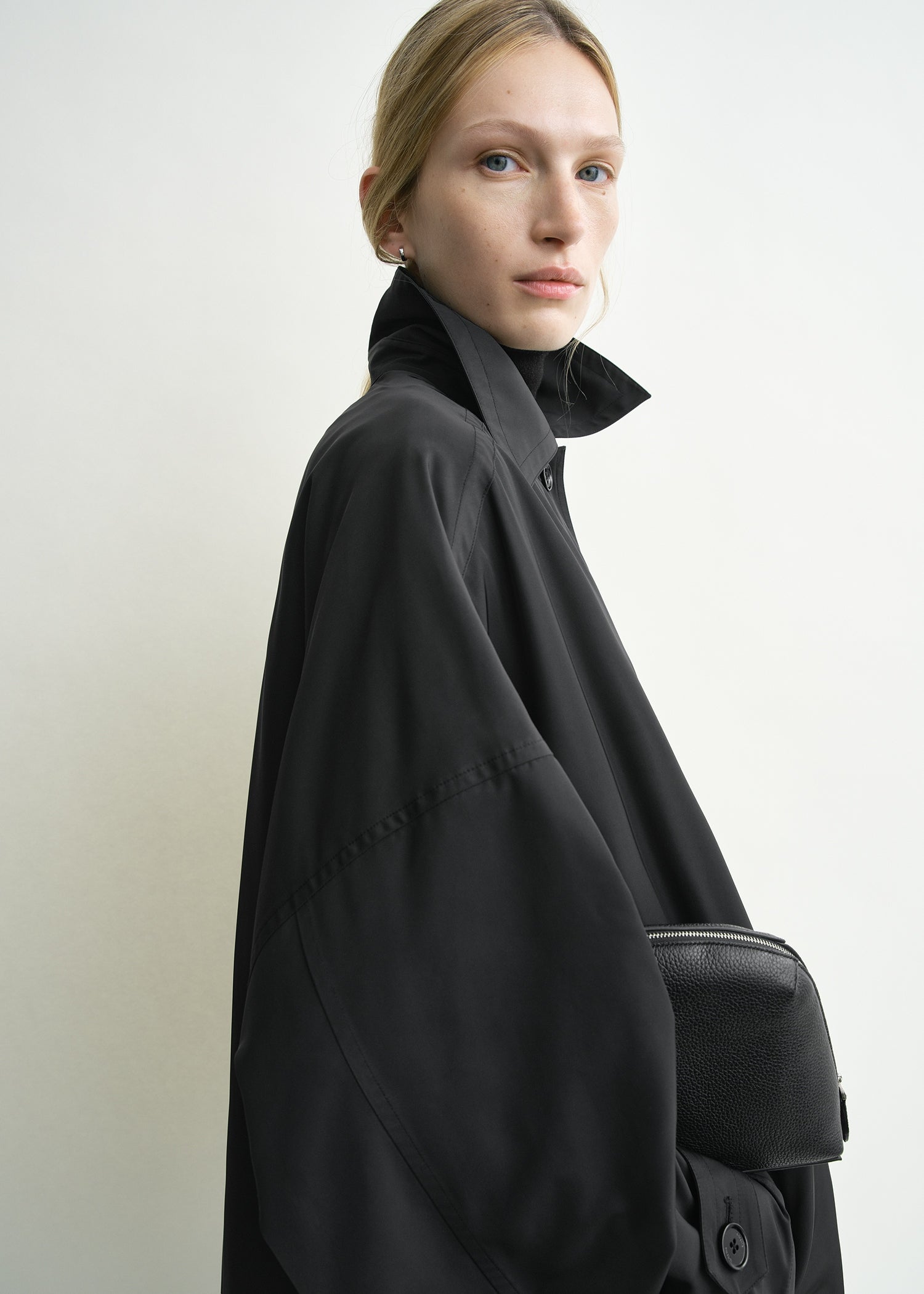Car coat black petite