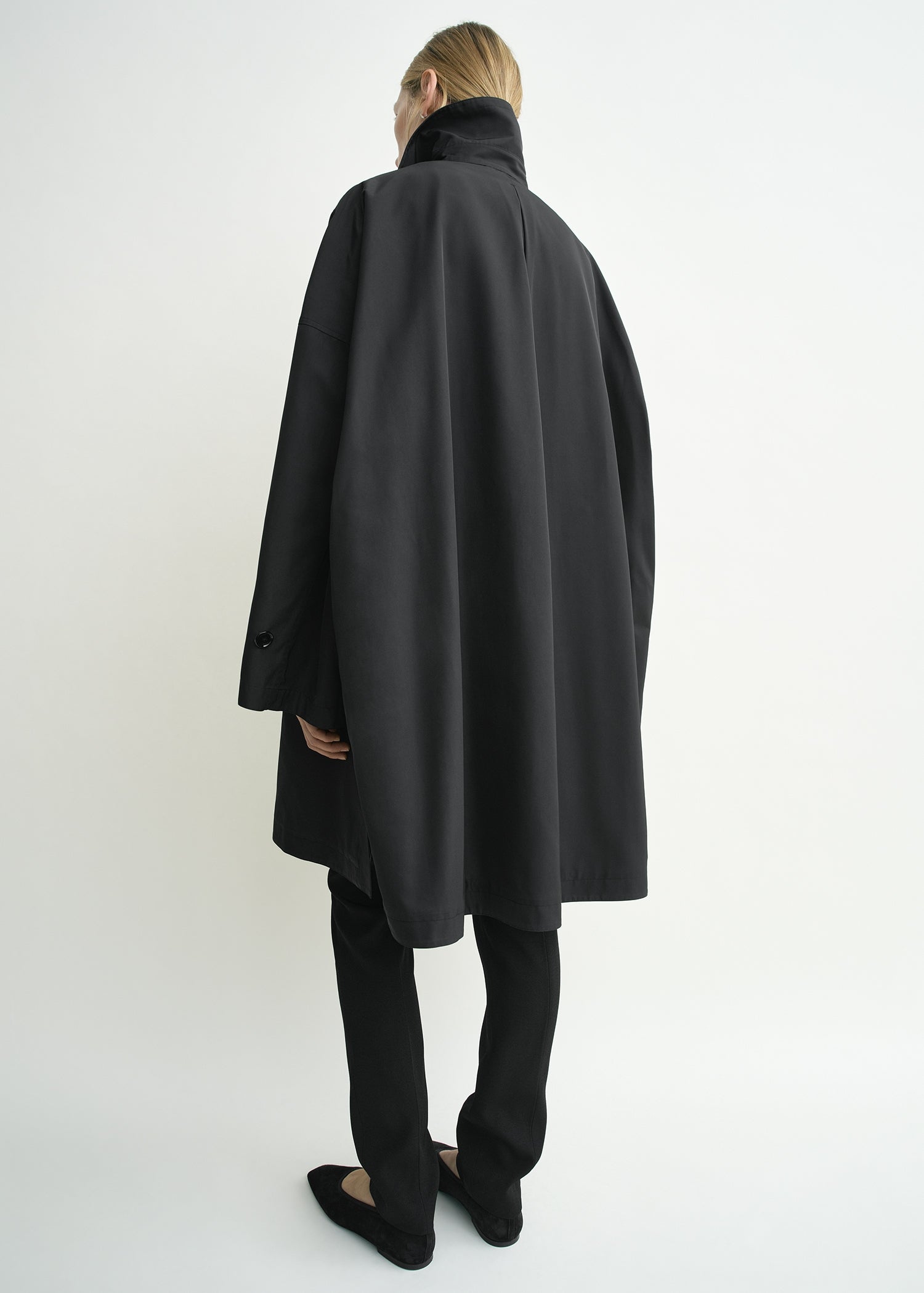 Car coat black petite