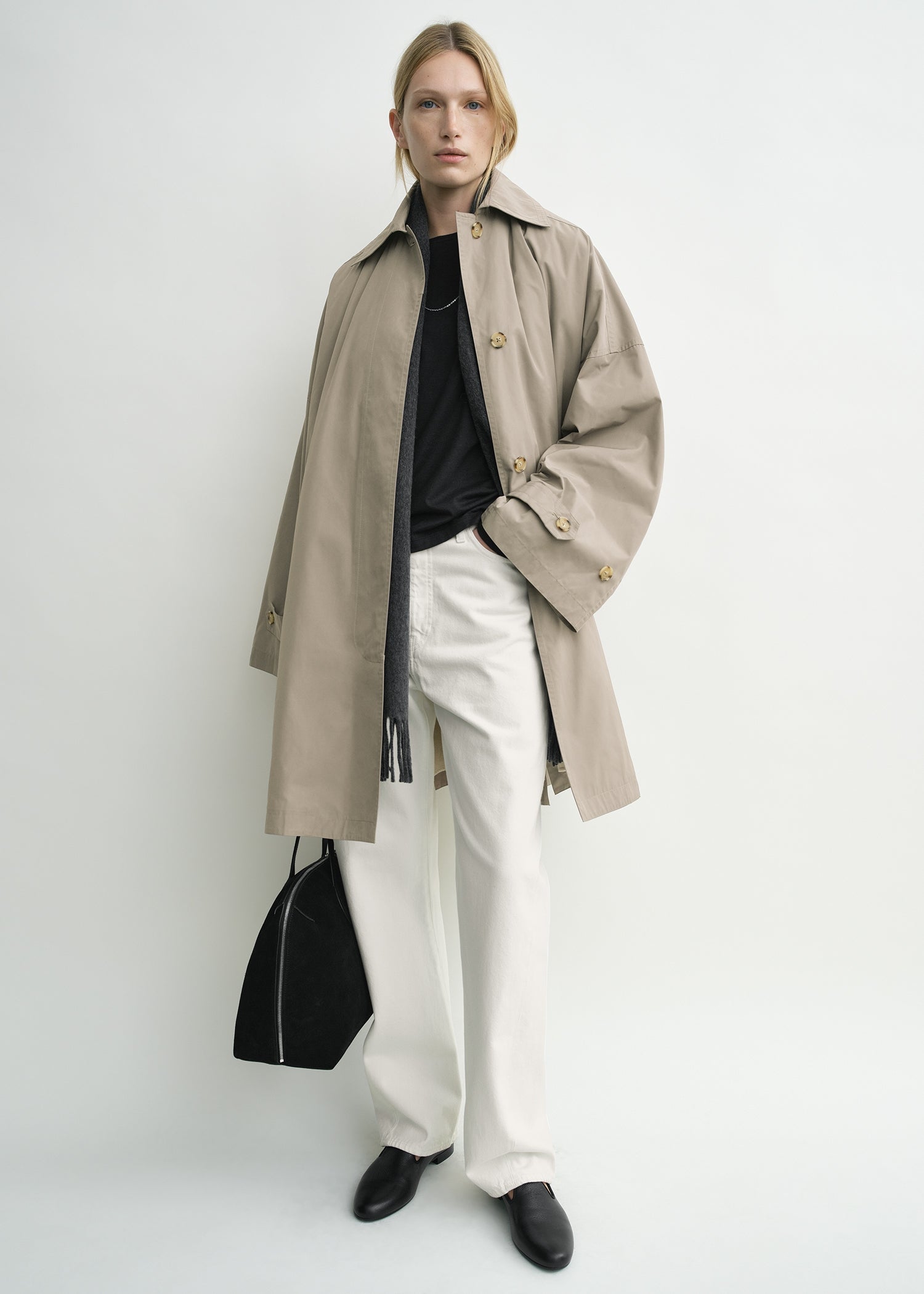 Car coat taupe from Toteme - $1,580