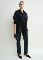 Classic tumbled shirt midnight