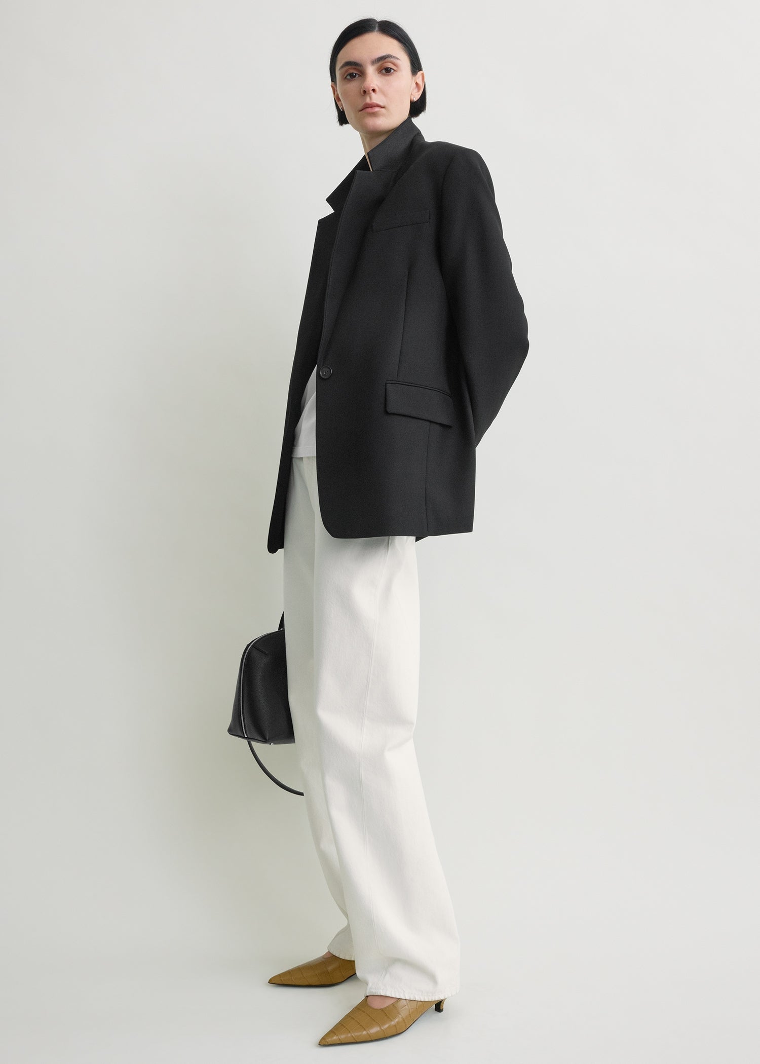 Tailored blazer black