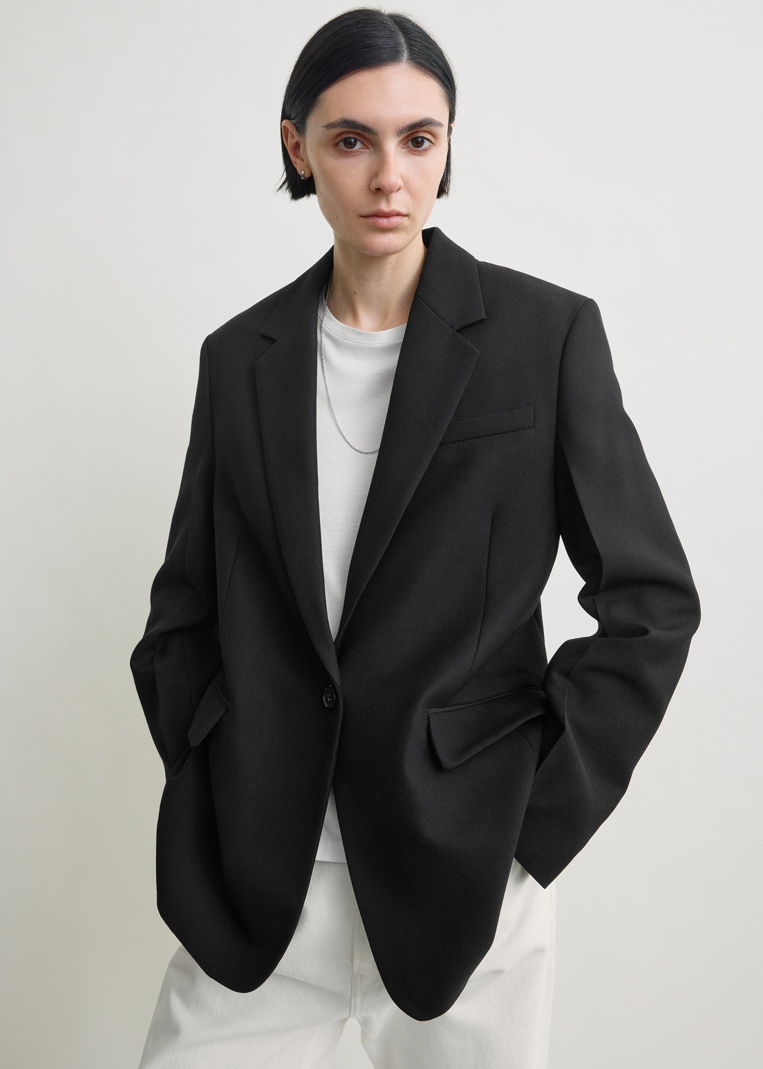 Tailored blazer black