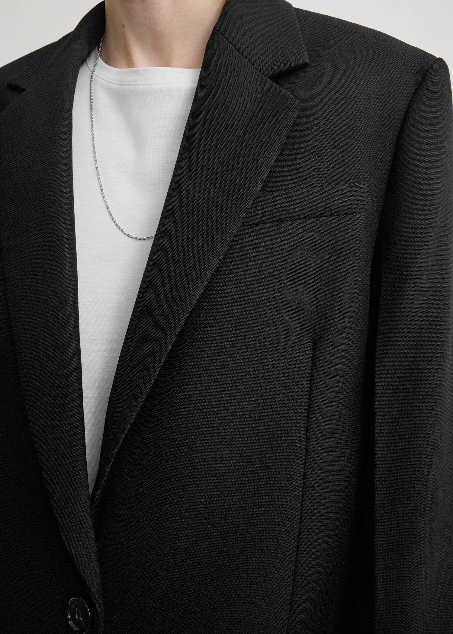 Tailored blazer black