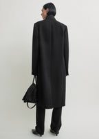 Classic tailored coat black petite