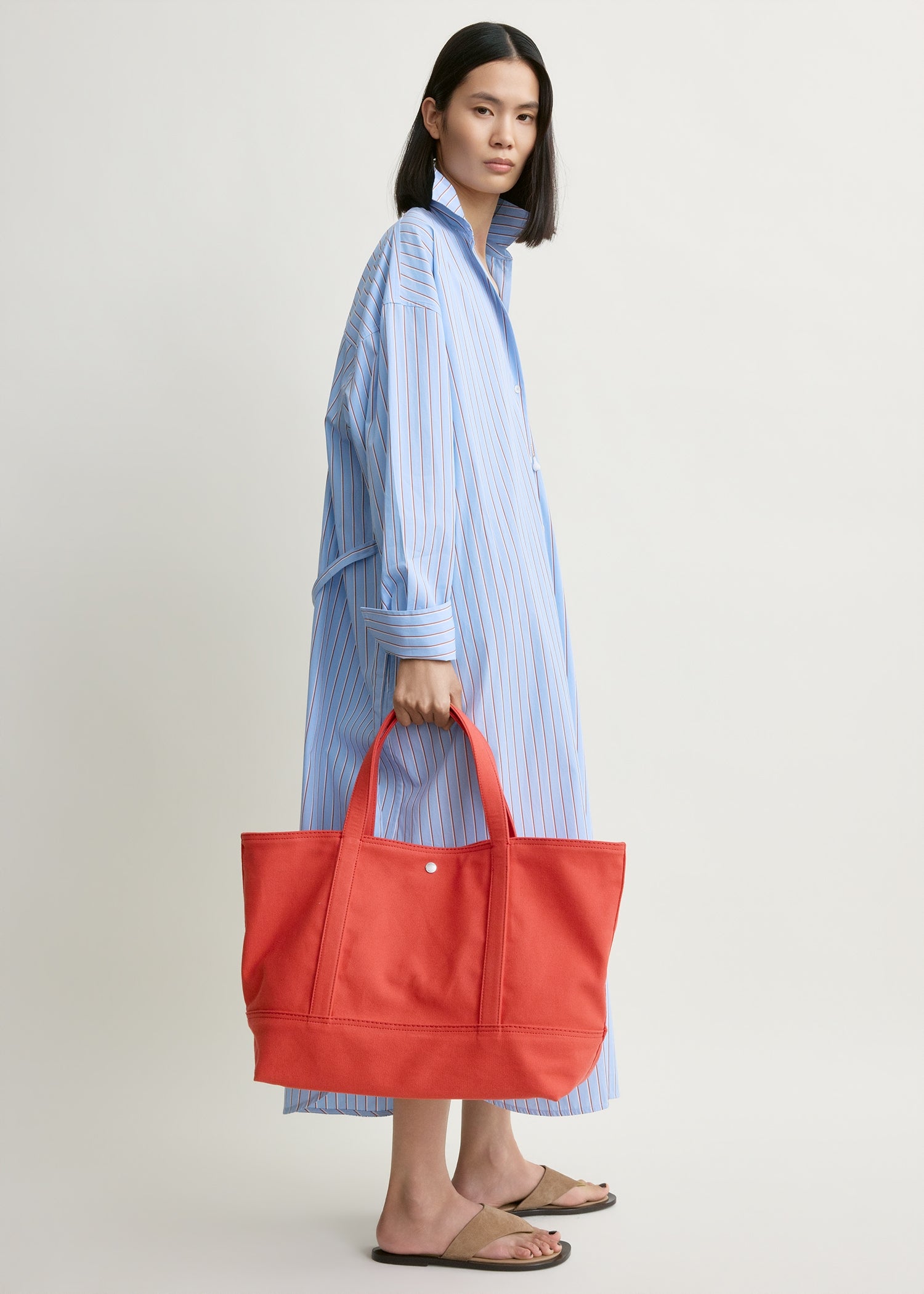 Beach tote red