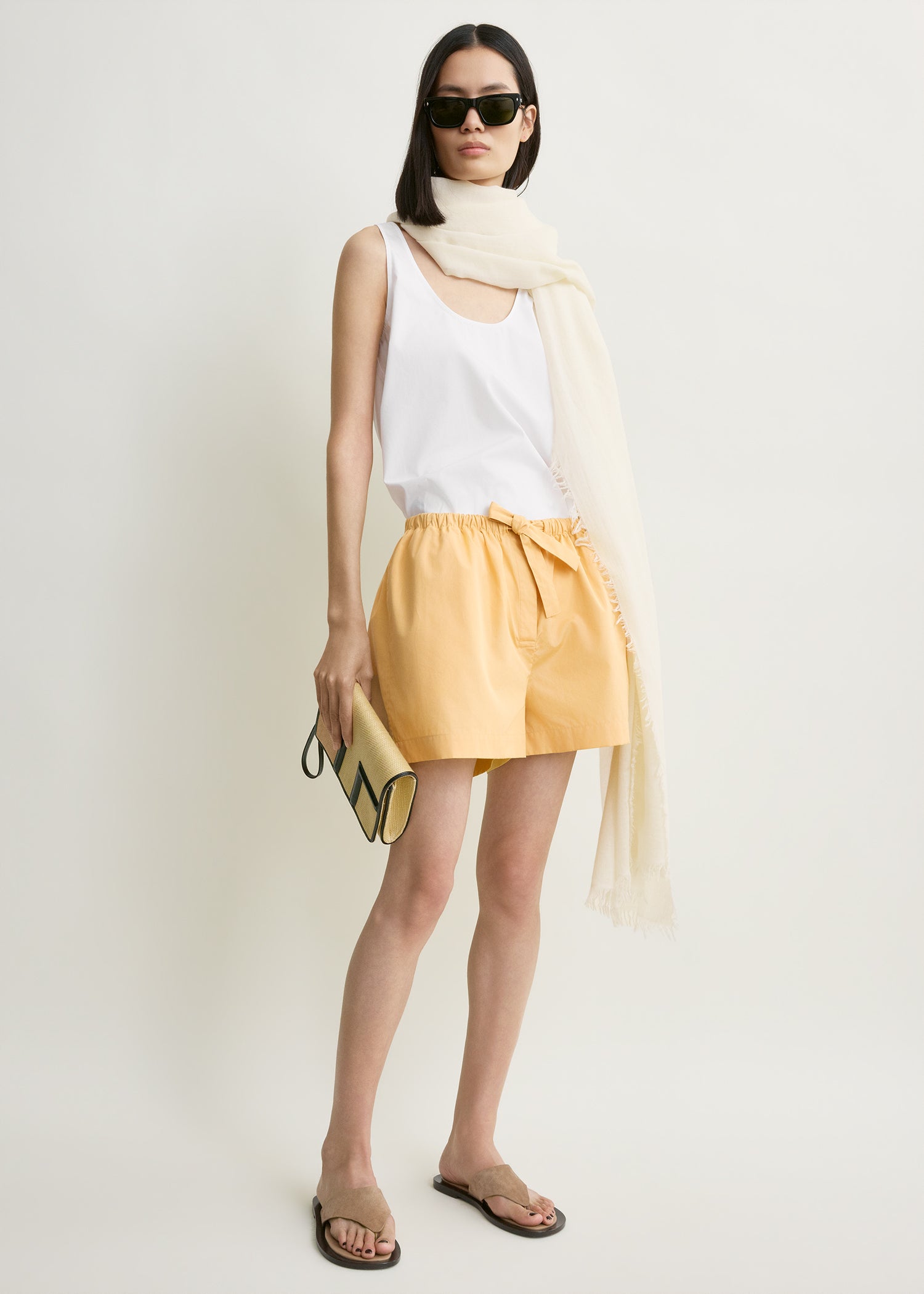 Cotton summer shorts daffodill
