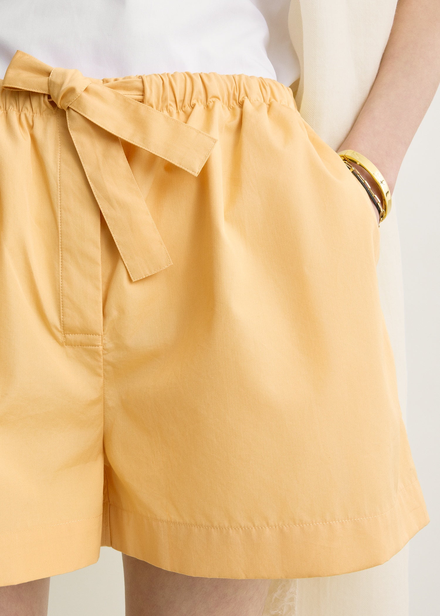 Cotton summer shorts daffodill