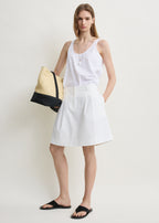 Chino skirt white