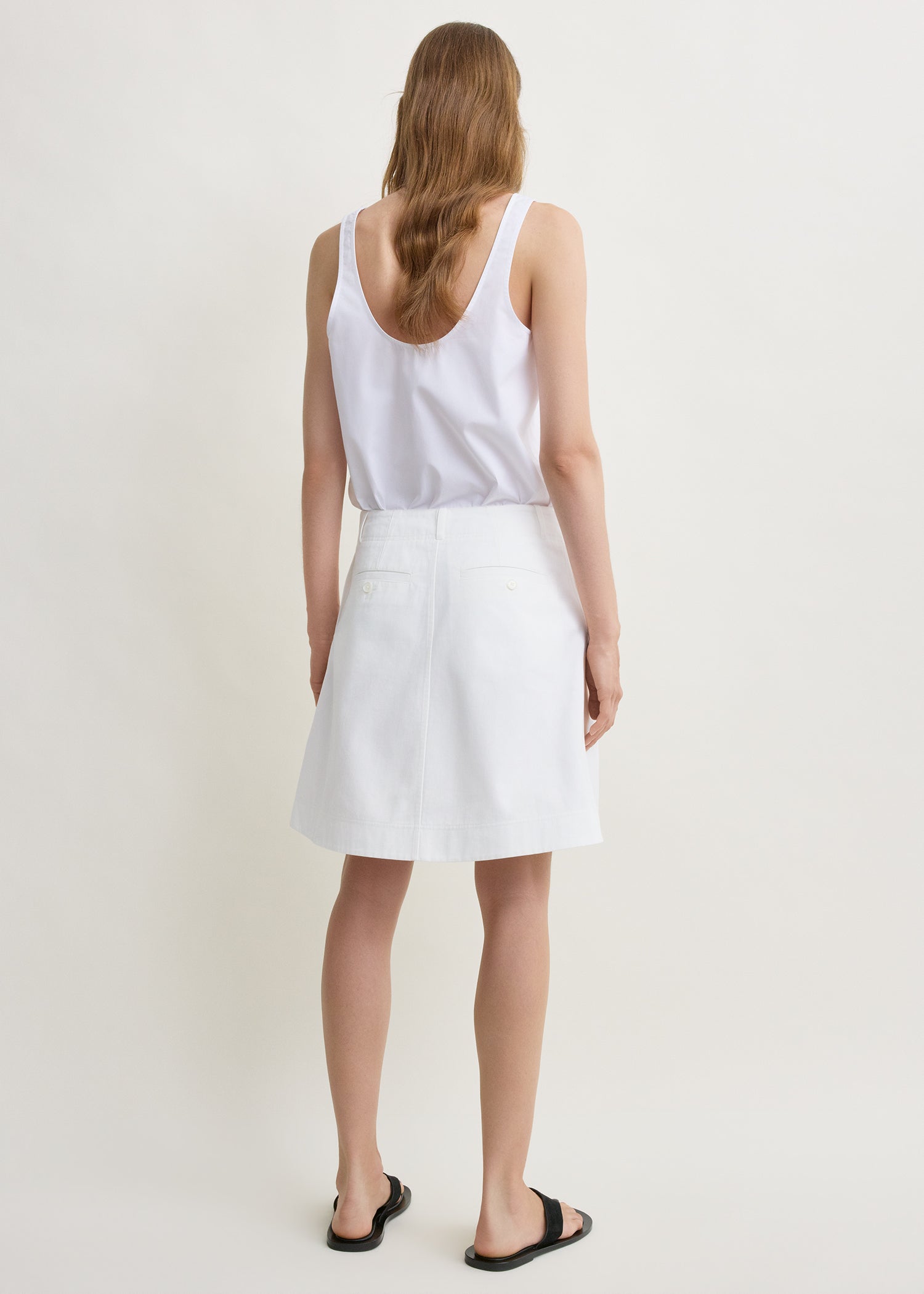 Chino skirt white