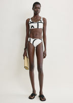 Monogram bikini bottoms tofu