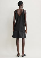 Scoop poplin tank black