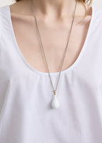 Scoop poplin tank white