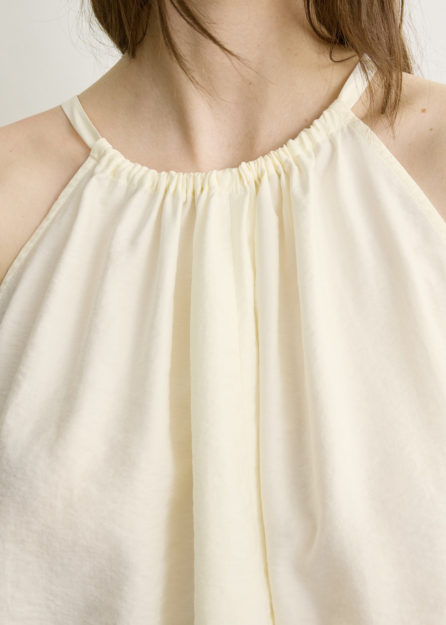 Parachute halter top off-white