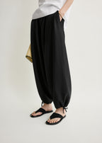 Parachute trousers black