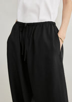 Parachute trousers black