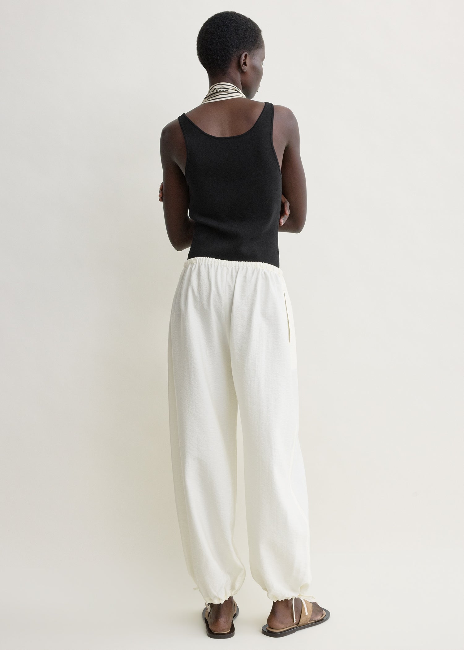 Parachute trousers off-white