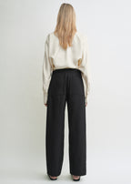 Wrap blouse ecru