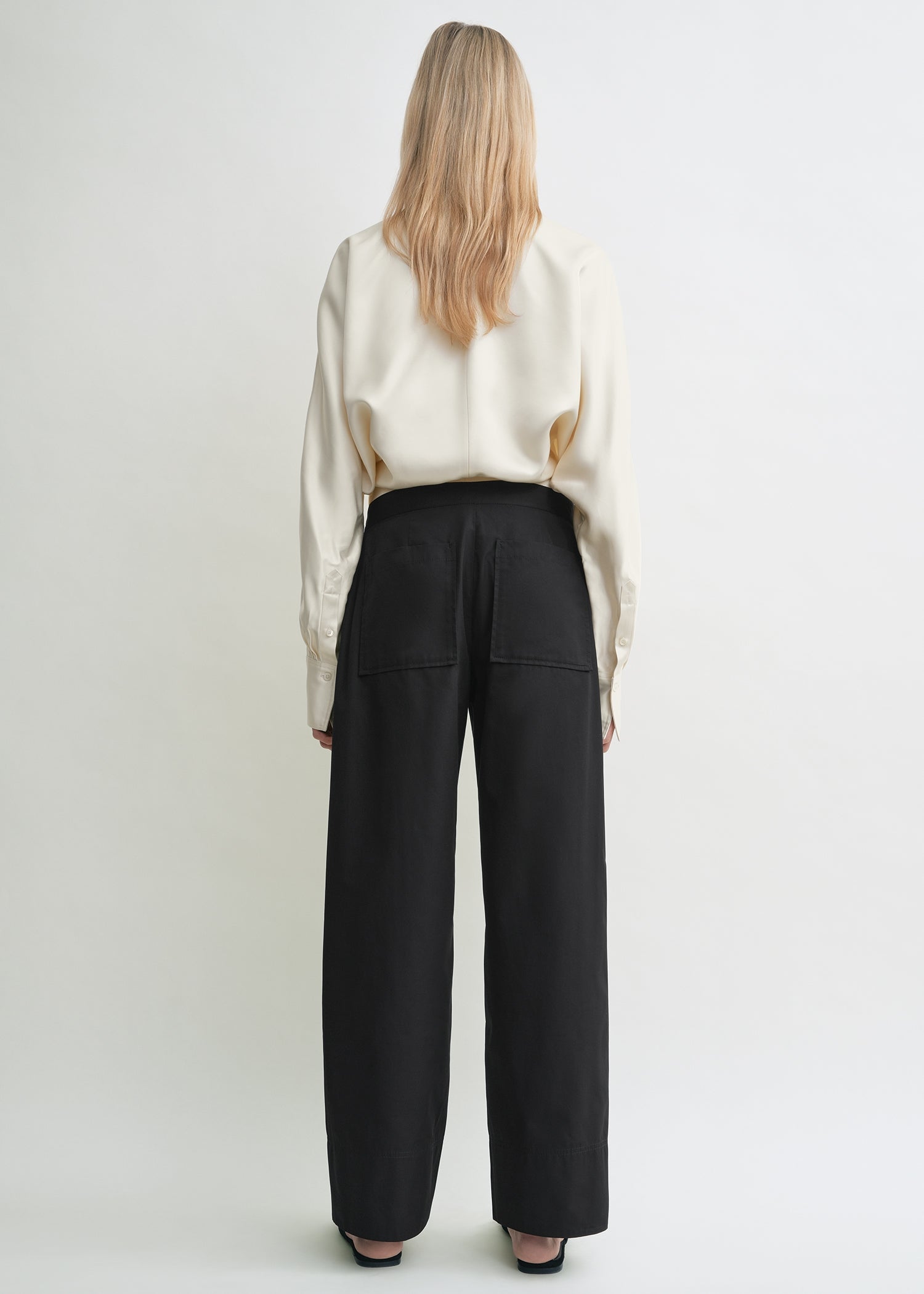 Wrap blouse ecru