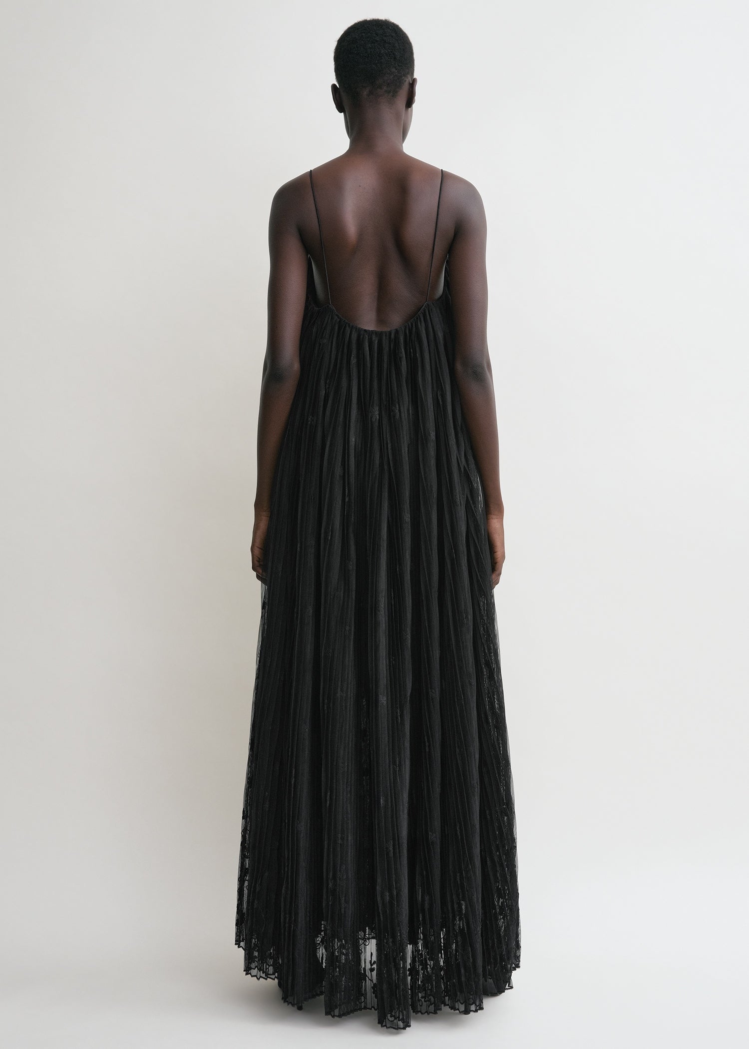 TOTEME - Floral tulle dress Black - 30