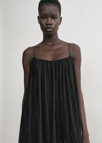 Floral tulle dress black