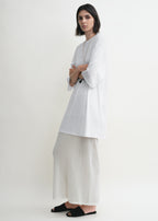 Relaxed tee dress white