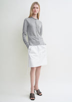 Fine knit cardigan grey
