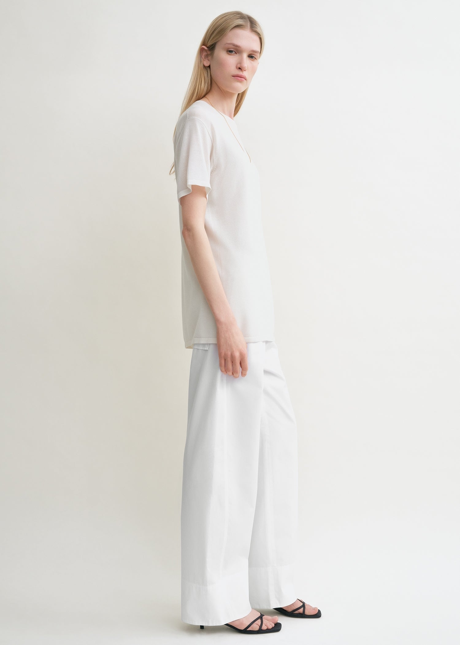 Tee knit white – TOTEME
