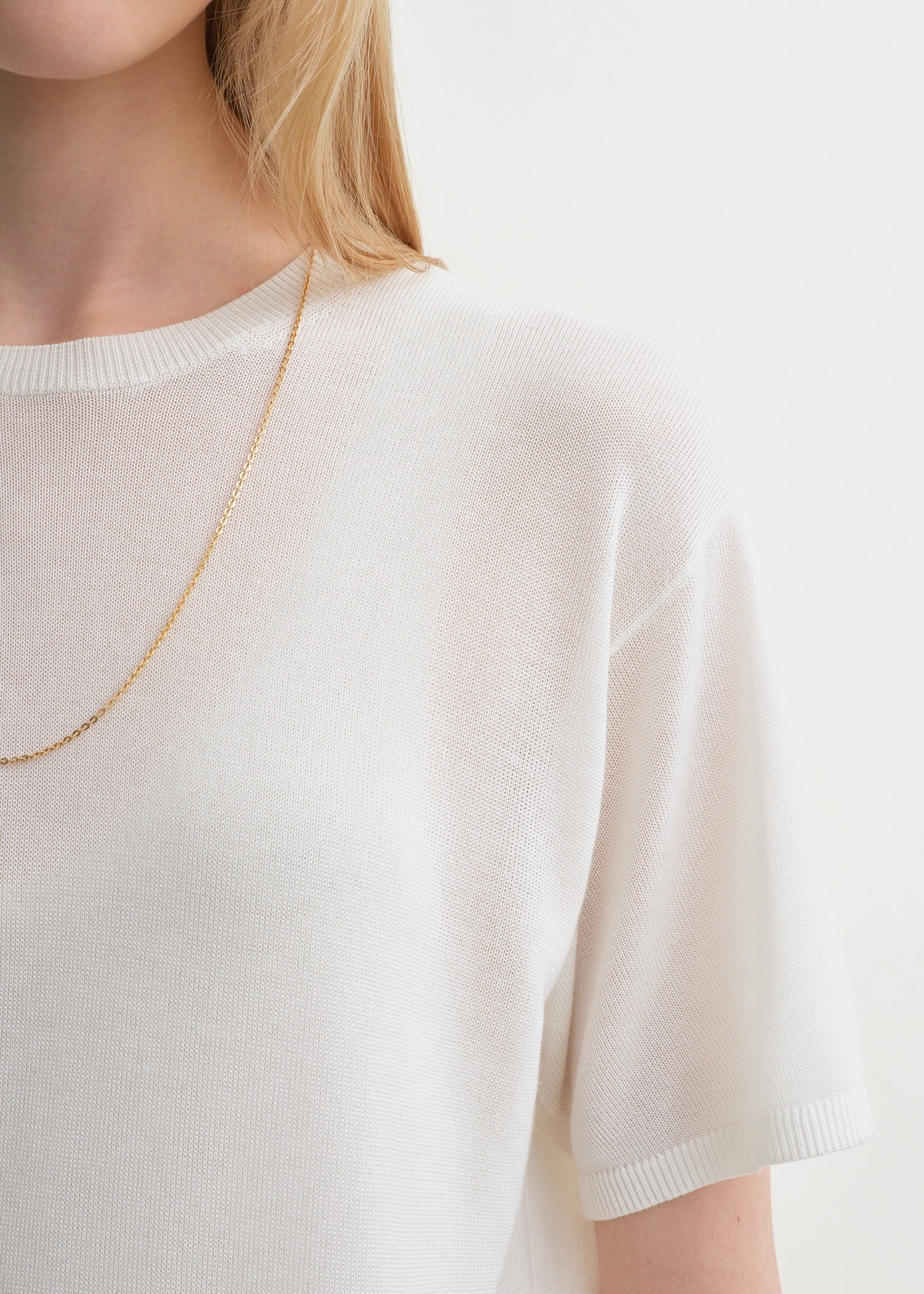 Tee knit white – TOTEME