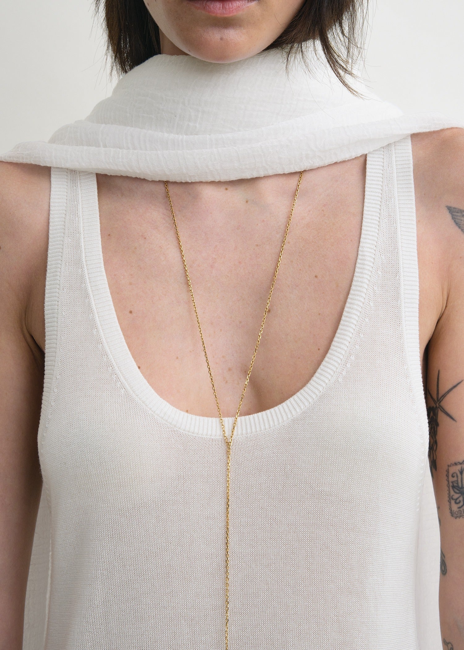 Tank knit white – TOTEME