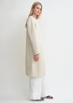 Chintz coat ecru
