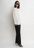 Classic stripe shirt white/oyster