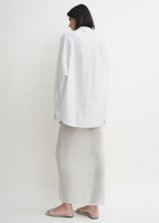 Raw raglan shirt white
