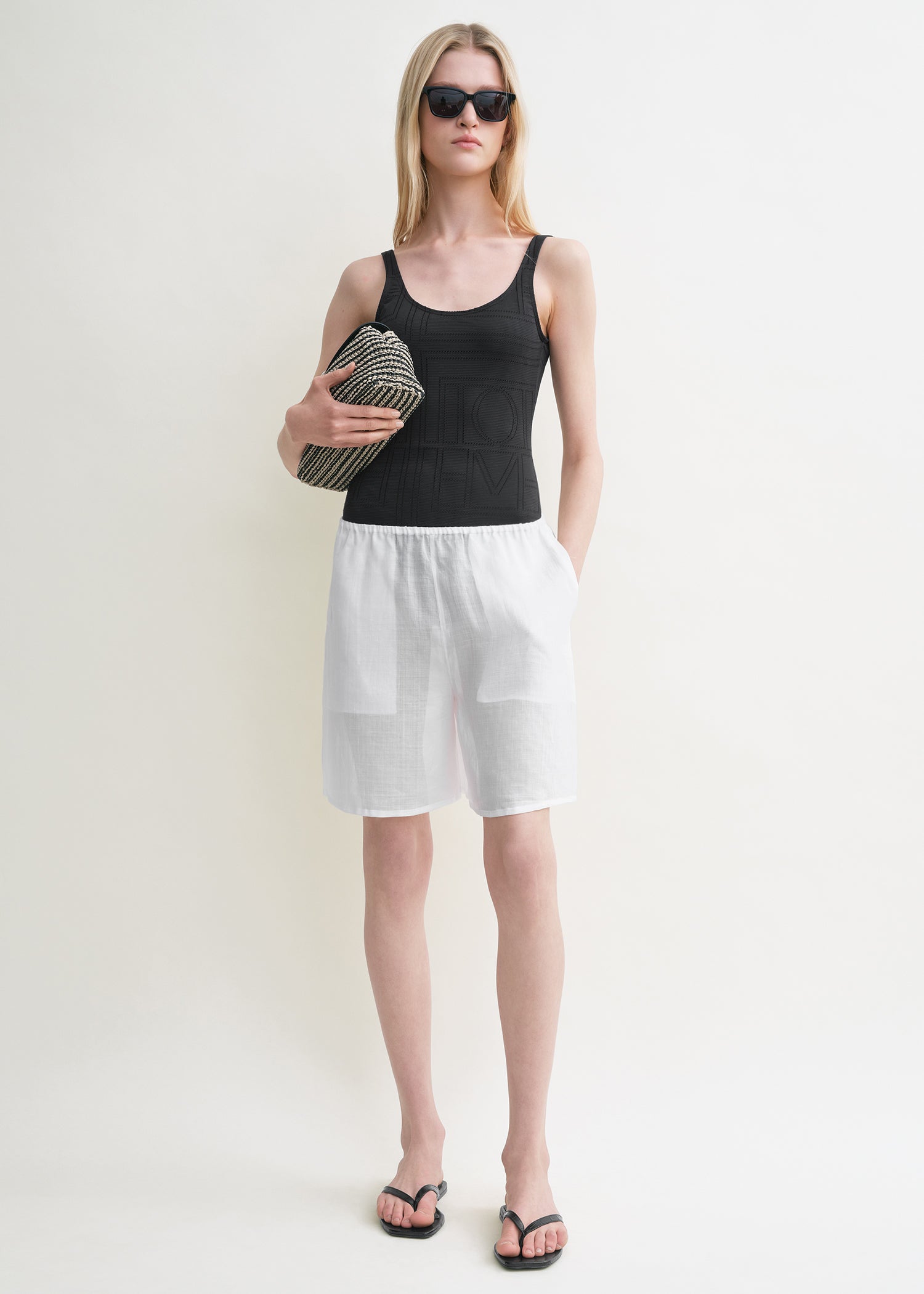 Summer shorts white