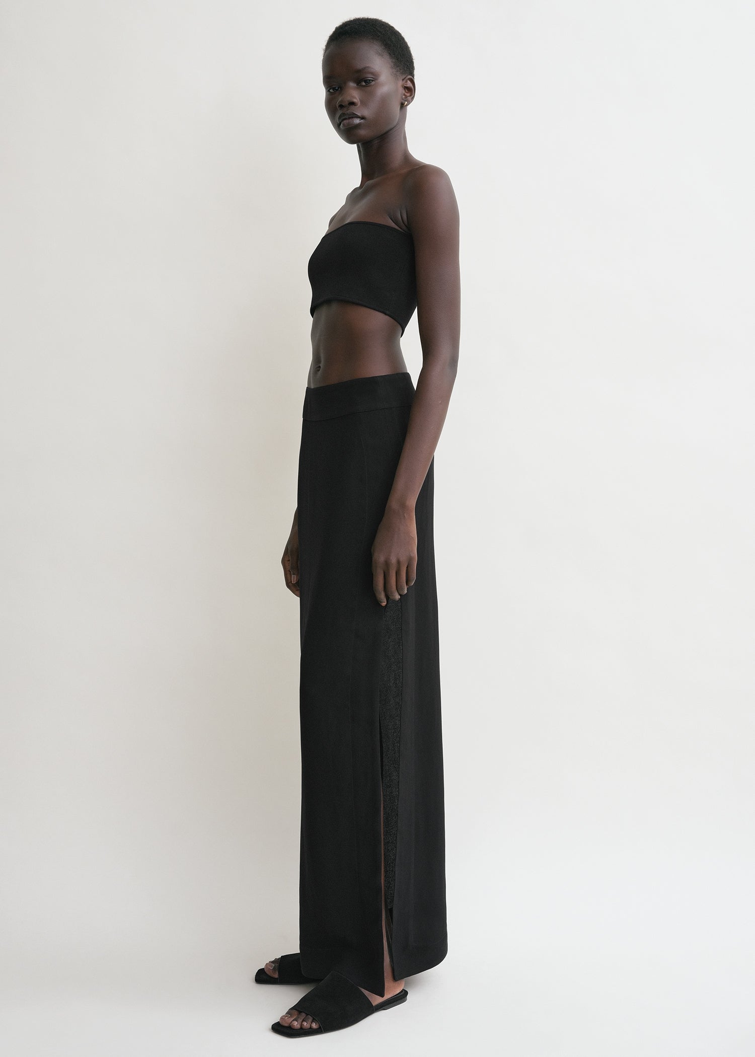 Bandeau knit black