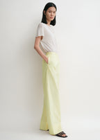 Twisted seam boxer trousers straw