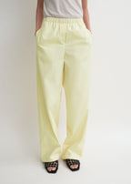 Twisted seam boxer trousers straw